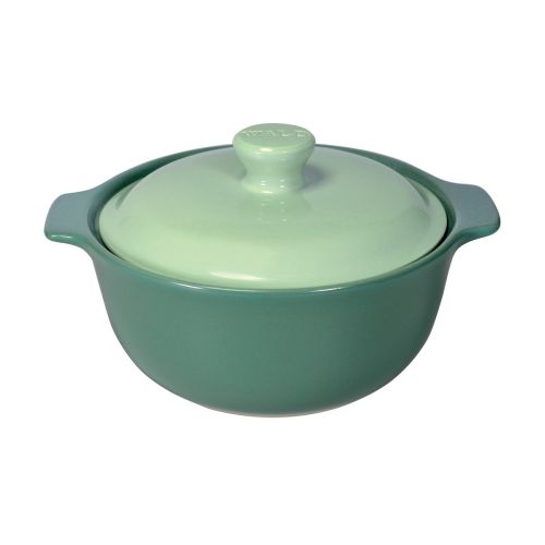 Pentola naturale in terra sana colore verde