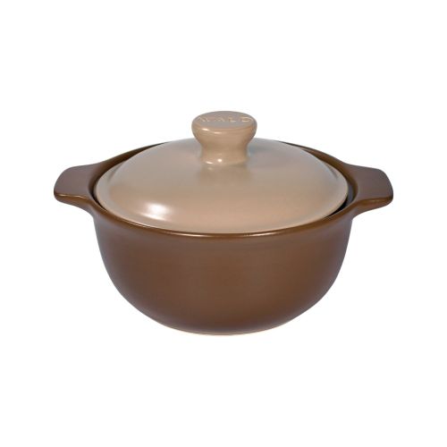 Tegame naturale Ø24 cm in terrasana marrone