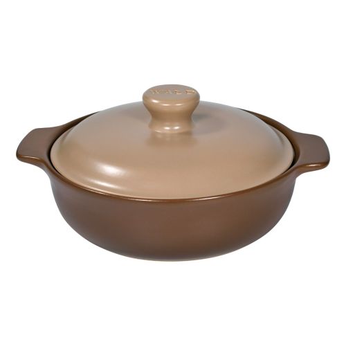 Tegame naturale Ø cm 28 in terrasana marrone