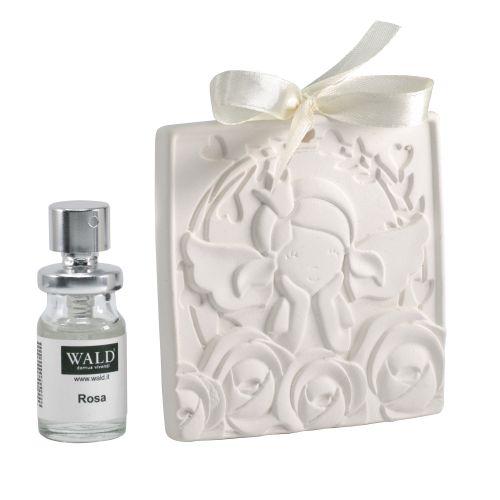 Decorazione biscuit "bimba"+ fragranza alla rosa