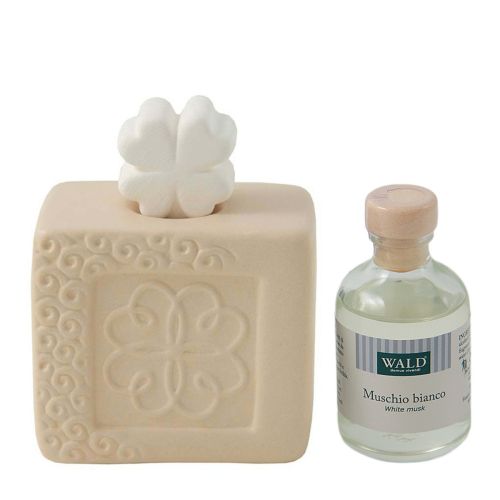 Quadrifoglio colore tortora, effetto matt