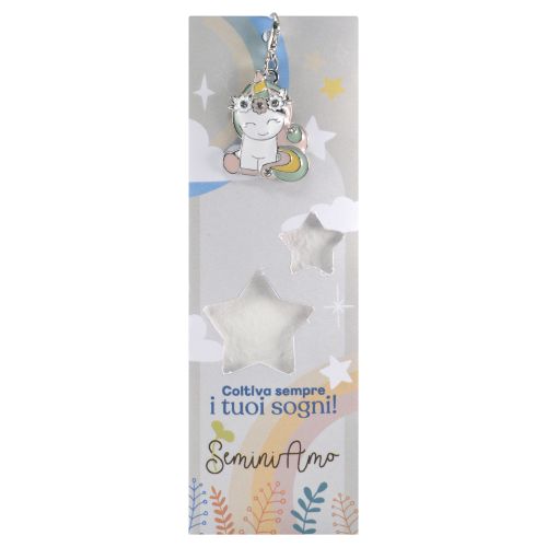 Segnalibro unicorno con carta piantabile - 6 pz.