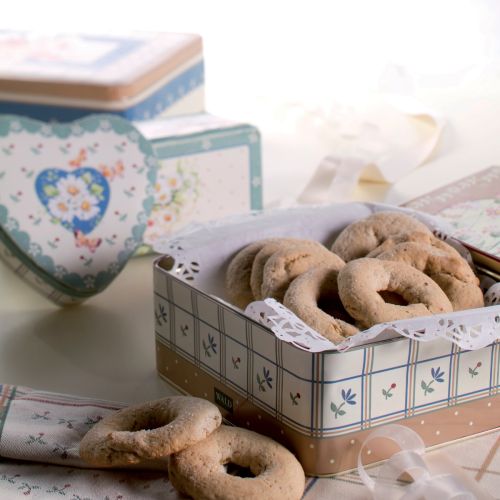 Scatola di latta rettangolare