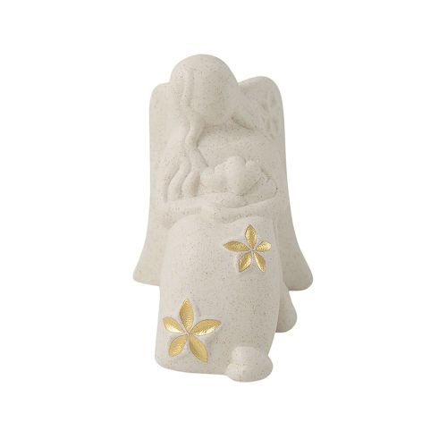 Angelo del presepe rifinito in oro