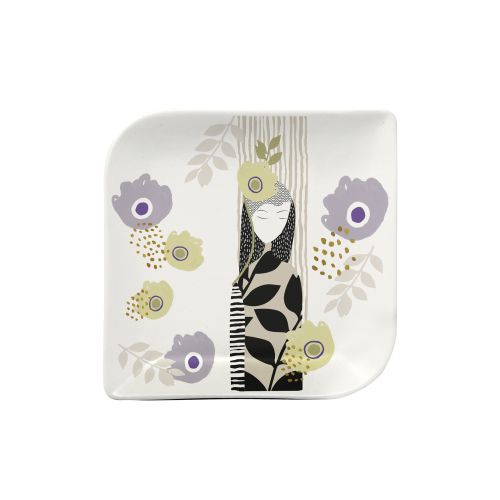 Svuota tasche quadrato in kergres decoro donna