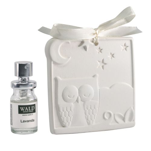 Decorazione biscuit "gufo" + fragranza lavanda