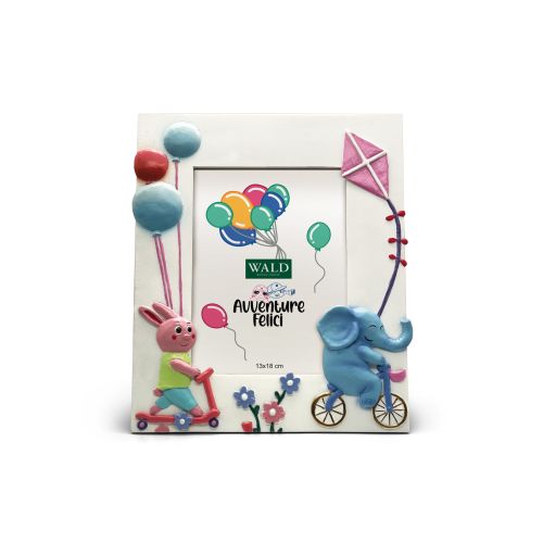 Portafoto resina decoro "animaletti"