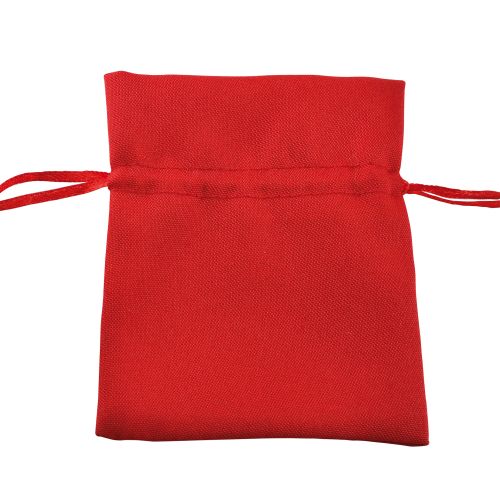 Sacchetto porta confetti colore rosso - 12 pz.