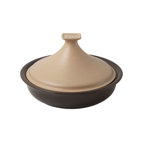 Tajine cm 26 colore antracite con coperchio color tortora