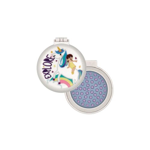 Spazzola con specchietto " unicorno"