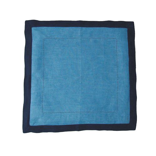 Cuscino colore blu senza interno