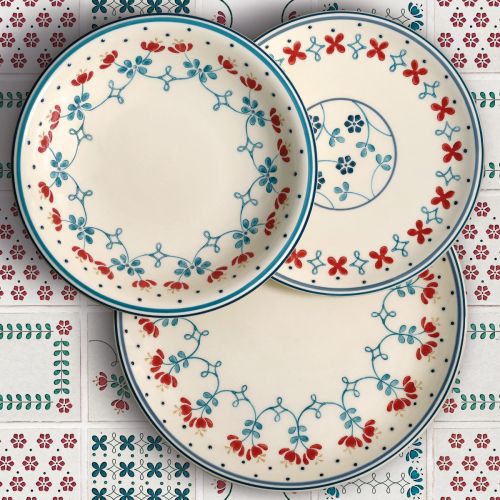 Piatto da frutta in ceramica casabella - 6 pz.