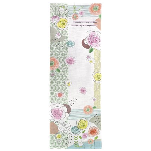 Runner 100% cotone decoro natural