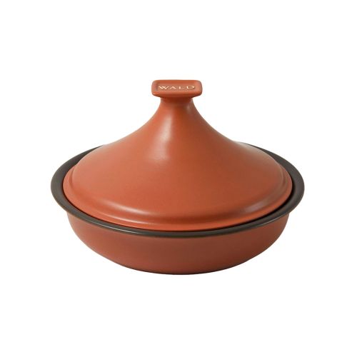 Tajine cm 26 colore rosso mattone con coperchio