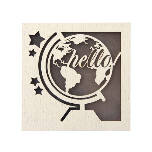 Quadretto cameretta bambini in legno 2 - 2 pz.