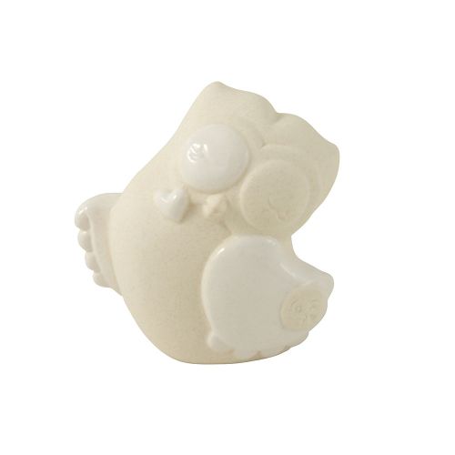 Un bacio col cuore bianco e mat - 2 pz.