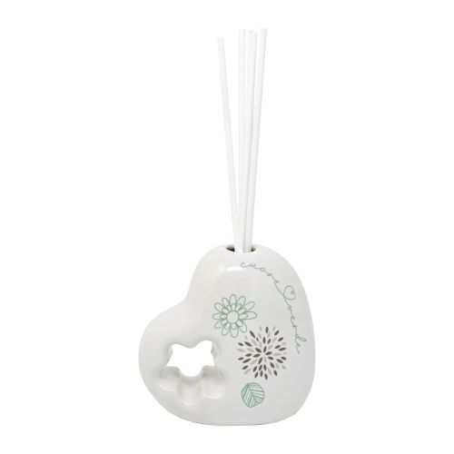 Profumatore in kergres decoro fiore+profumo 30ml