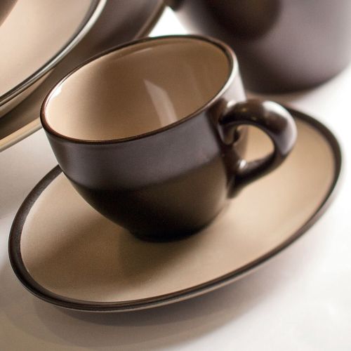 Tazza espresso c/piatto col.nero - 6 pz.