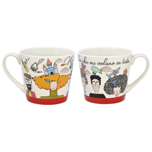 Tazza colazione decoro idee