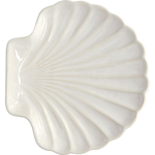 Svuotatasche conchiglia bianco - 2 pz.