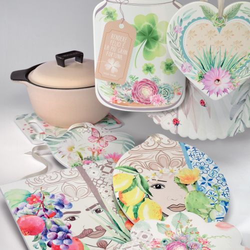 Sottopentola testa di moro limoni