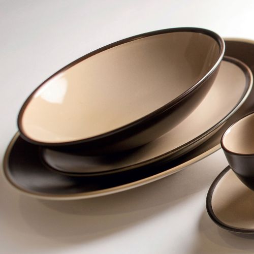 Piatto frutta dia. 20cm color.antracite - 6 pz.