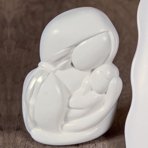 Statua amore materno colore bianco