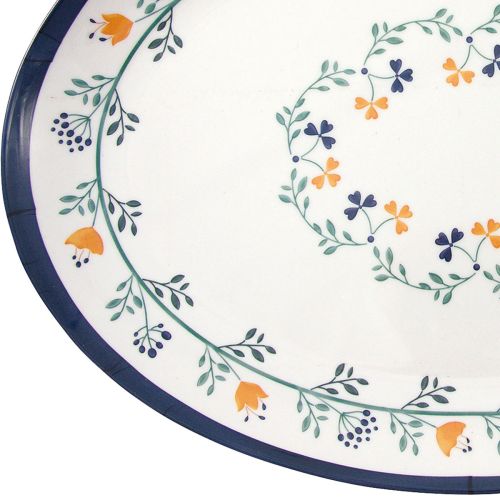 Piatto da portata ovale, fiordicampo decoro b