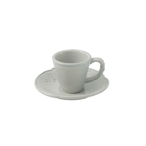 Tazza espresso con piatto col.aviazione - 6 pz.