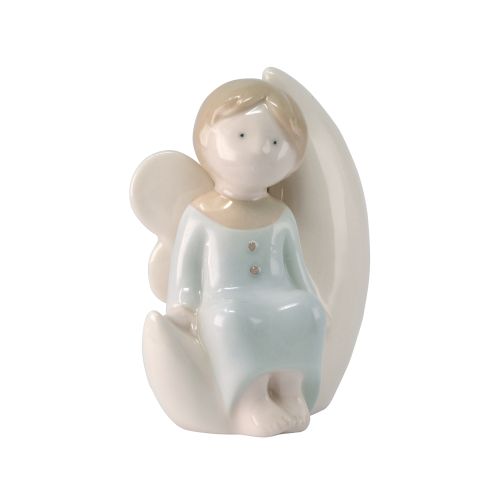 Statuina in porcellana "angelo dei sogni"