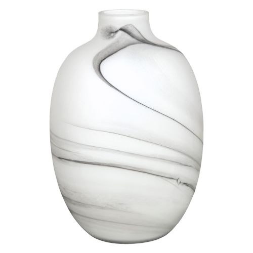 Vaso colore bianco e nero matt