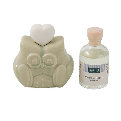 Gufo colore verde - 2 pz.