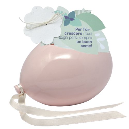 Palloncino baby colore rosa con carta piantabile