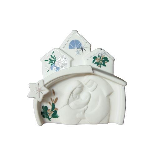 Lampada led natività colore argento e blu