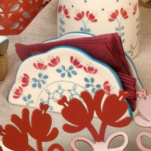 Portatovaglioli verticale in ceramica casabella