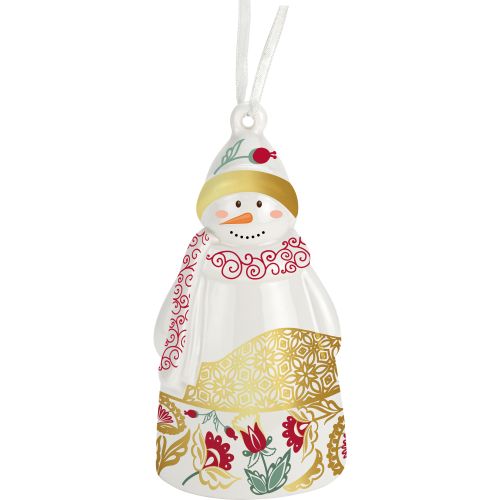 Addobbo campanella "pupazzo di neve"