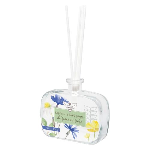 Bottiglia in vetro con profumatore ambiente dec insegui i tuoi sogni