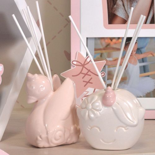 Profumatore cigno colore rosa - 2 pz.