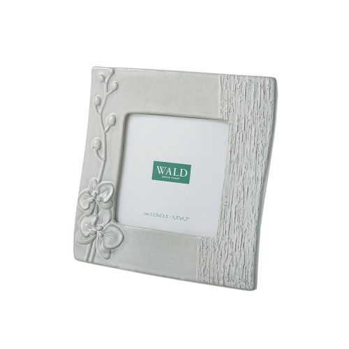 Portafoto quadrato colore grigio lucido