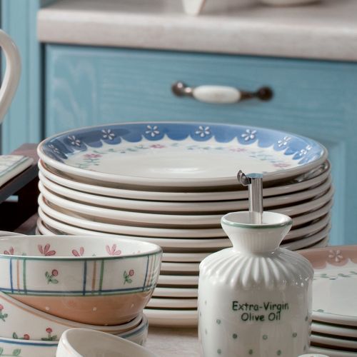 Piatto frutta blu - 6 pz.