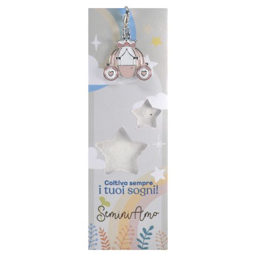 Segnalibro carrozza principessa con carta piantabile - 6 pz.