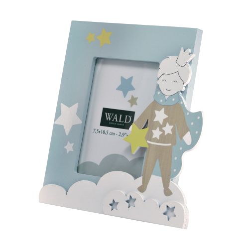 Portafoto piccolo principe colore azzurro