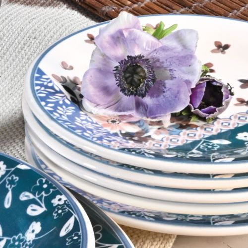 Piatto frutta decoro acquerello - 6 pz.