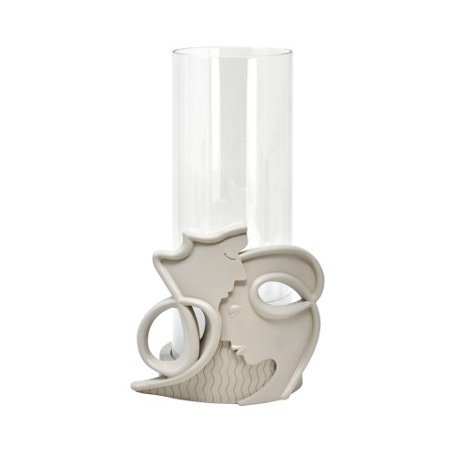 Lampada, vaso sentimento colore tortora