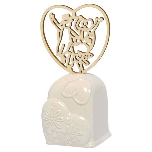 Sposini su trapezio perla - 2 pz.