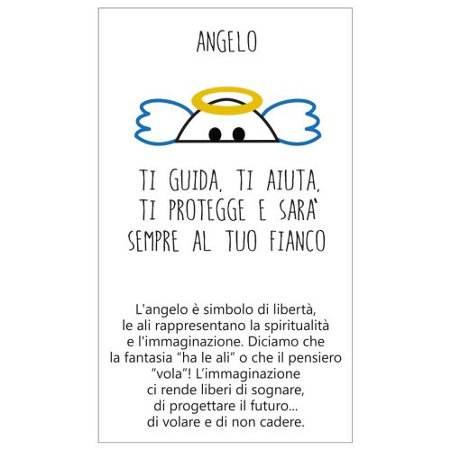 Uovo decorativo angelo - 2 pz.