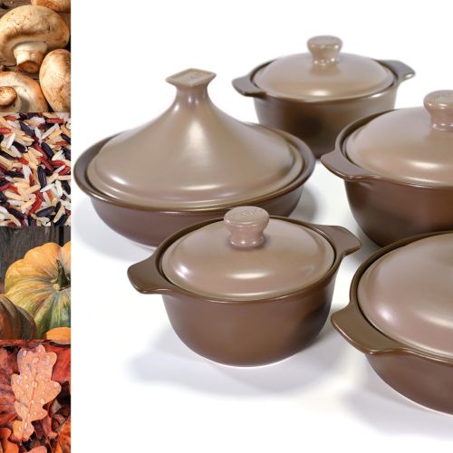 Tajine colore marrone in terrasana 32 cm