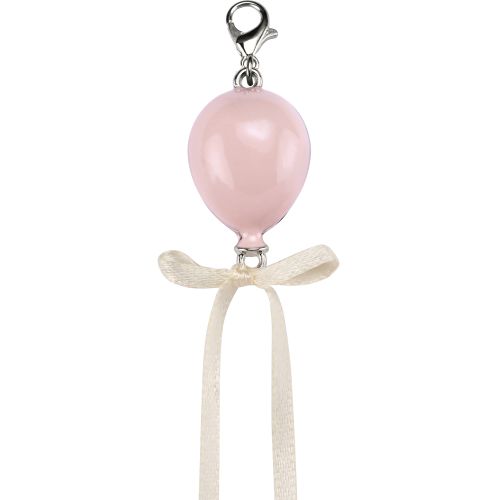 Charm palloncino rosa - 6 pz.