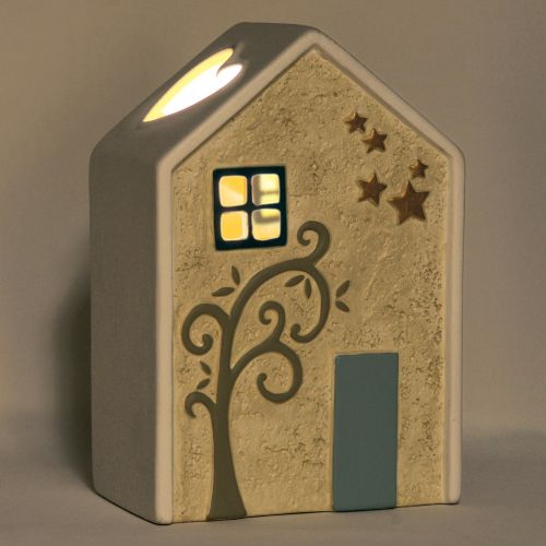 Lampada a forma di casa