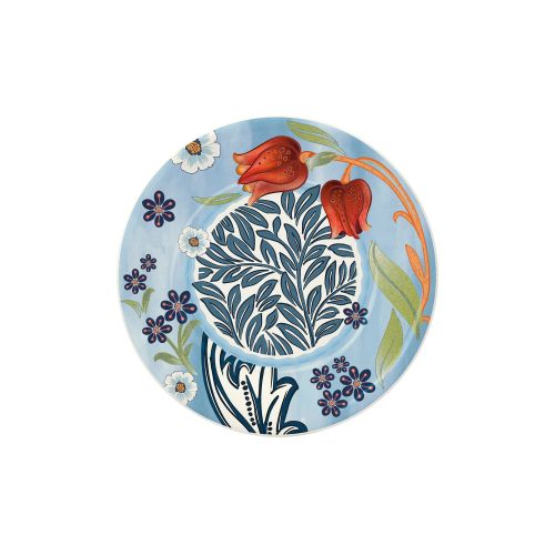 Piatto frutta decoro tulipani - 6 pz.